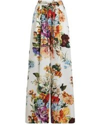 Dolce & Gabbana - Floral Bouquet Printed Pants - Lyst