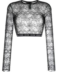 DSquared² - Cropped Top - Lyst
