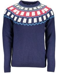 GANT - Fair Isle Cotton Sweater - Lyst