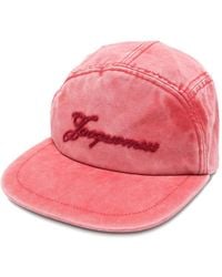 Jacquemus - Embroidered Cotton Baseball Cap - Lyst