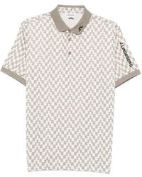 J.Lindeberg - Tour Tech-Print Polo - Lyst