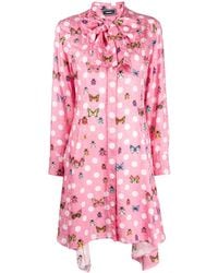Versace - Butterflies And Ladybugs Mini Dress - Lyst