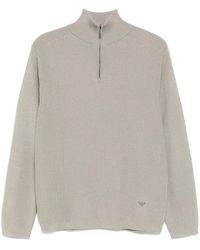 Emporio Armani - ハーフジップ セーター - Lyst