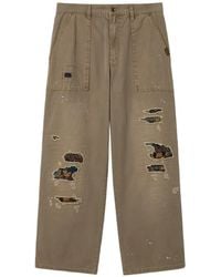 AFTERMATHS - Paint-Splatter Distressed-Effect Jeans - Lyst