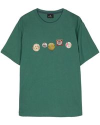 PS by Paul Smith - T-shirt con stampa Badges - Lyst