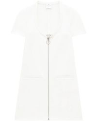 Courreges - Robe Courte Holistic À Fermeture Zippée - Lyst