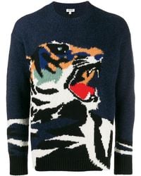 KENZO - Tiger Intarsia Jumper - Lyst