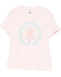 CASABLANCA - Dance Joy Fitted T-Shirt - Lyst