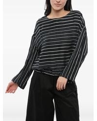 Woolrich - Striped Long-Sleeve Blouse - Lyst