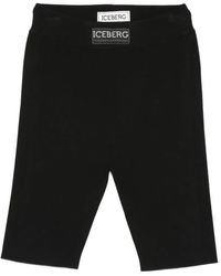 Iceberg - Logo-Patch Shorts - Lyst