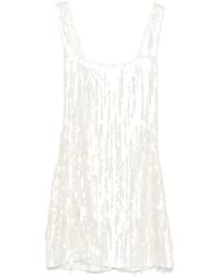 STAUD - Le Sable Sequin-Embellished Mini Dress - Lyst