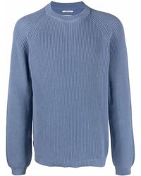 Woolrich - Ribbed-knit Crew-neck Jumper - Lyst