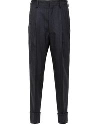 Prada - Wool Tailored Trousers - Lyst