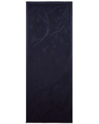 Etro - Silk-And-Wool Jacquard Scarf With Tone-On-Tone Charm Motif - Lyst