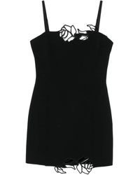 Blumarine - Rose-Embellished Mini Dress - Lyst