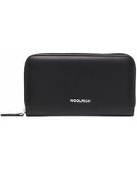Woolrich - Portemonnaie Mit Logo-Print - Lyst