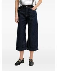 Benetton - Jean Ample À Coupe Courte - Lyst