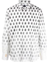 Billionaire - Monogram-Print Shirt - Lyst
