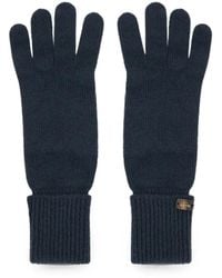 Moorer - Guanti Con Placca Logo - Lyst