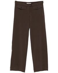 GIMAGUAS - Button-Detail Straight-Leg Trousers - Lyst