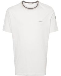 Moncler - T-shirt en coton à logo - Lyst