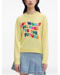 From Future - Pullover Mit Slogan-Intarsie - Lyst