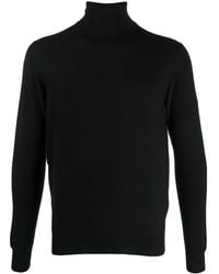 Drumohr - Black Cashmere Sweater - Lyst