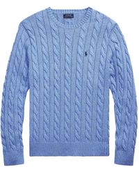 Polo Ralph Lauren - Cable-Knit Crew-Neck Sweater - Lyst