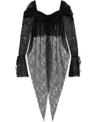 Blumarine - Blouse Met Kant - Lyst