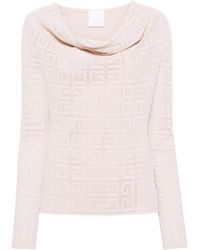 Givenchy - 4G-Jacquard V-Neck Top - Lyst