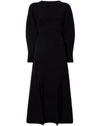 Proenza Schouler - Long-sleeved Knitted Midi Dress - Lyst