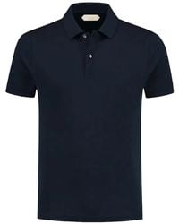 Aurélien - Pique-Knit Short-Sleeve Polo Shirt - Lyst
