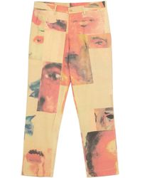 Kidsuper - Collage Faces Trousers - Lyst