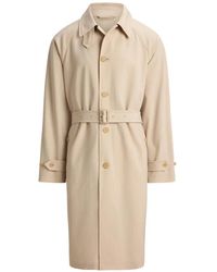 Ralph Lauren - Belted Raglan-Sleeve Trench Coat - Lyst