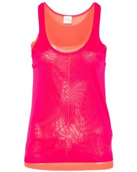 Paul Smith - Top Sin Mangas Con Diseño En Capas - Lyst
