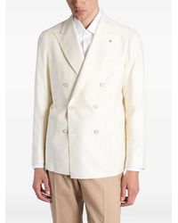 Tagliatore - Double-Breasted Peak-Lapel Suit Jacket - Lyst
