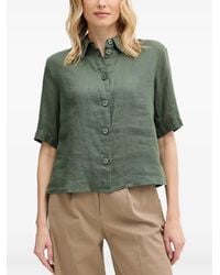 Benetton - Short-Sleeve Button-Up Shirt - Lyst
