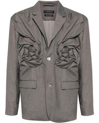 JUNTAE KIM - テーラード ローズ ジャケット - Lyst