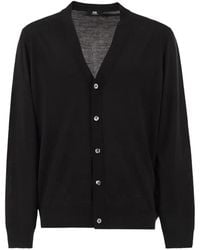 Alpha Studio - Merino Wool V-Neck Cardigan - Lyst