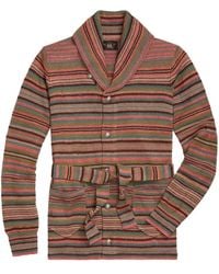 RRL - Cardigan A Righe Lydia Con Cintura - Lyst