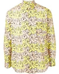 Comme des Garçons - Hemd Mit Grafischem Print - Lyst