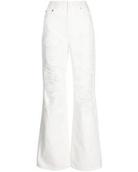 Goen.J - Ripped High-Rise Straight-Leg Jeans - Lyst