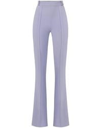Elisabetta Franchi - Pantalon Évasé À Breloque Logo - Lyst