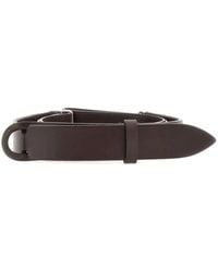 Orciani - Bull Leather Loop-Fastening Belt - Lyst