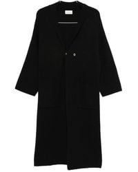 Ma'ry'ya - Front-pocket Buttoned Cardi-coat - Lyst