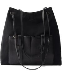 Prada - Route Large Canvas And Leather Bag - Lyst