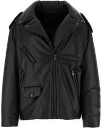 Prada - Gewatteerd Leren Jack - Lyst