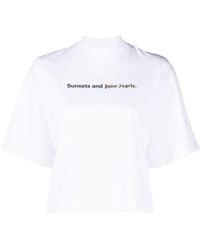 Palm Angels - Sunset Cotton T-shirt - Lyst