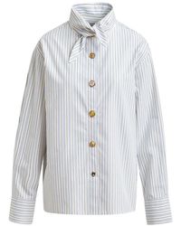 Essentiel Antwerp - Jomato Striped-Pattern Button Shirt - Lyst