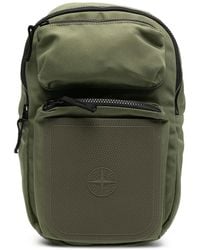 Stone Island - Rucksack Mit Logo-Patch - Lyst